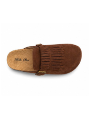 Chocolate Buckle Detail Sliders