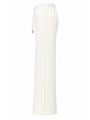 Winter White Seam Front Joggers