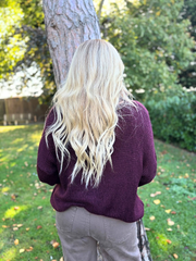 Wine Scarf Knit Aspen
