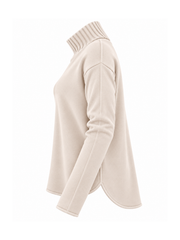 Stone High Neck Reverse Seam Jumper Mae