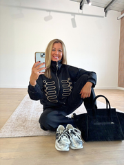 Black Embroidered Pattern Tracksuit Kalina