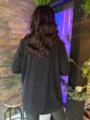 Black Diamante Shimmer Jacket Hazel