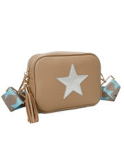 Camel Star Crossbody Bag