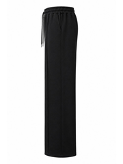 Black Seam Front Joggers